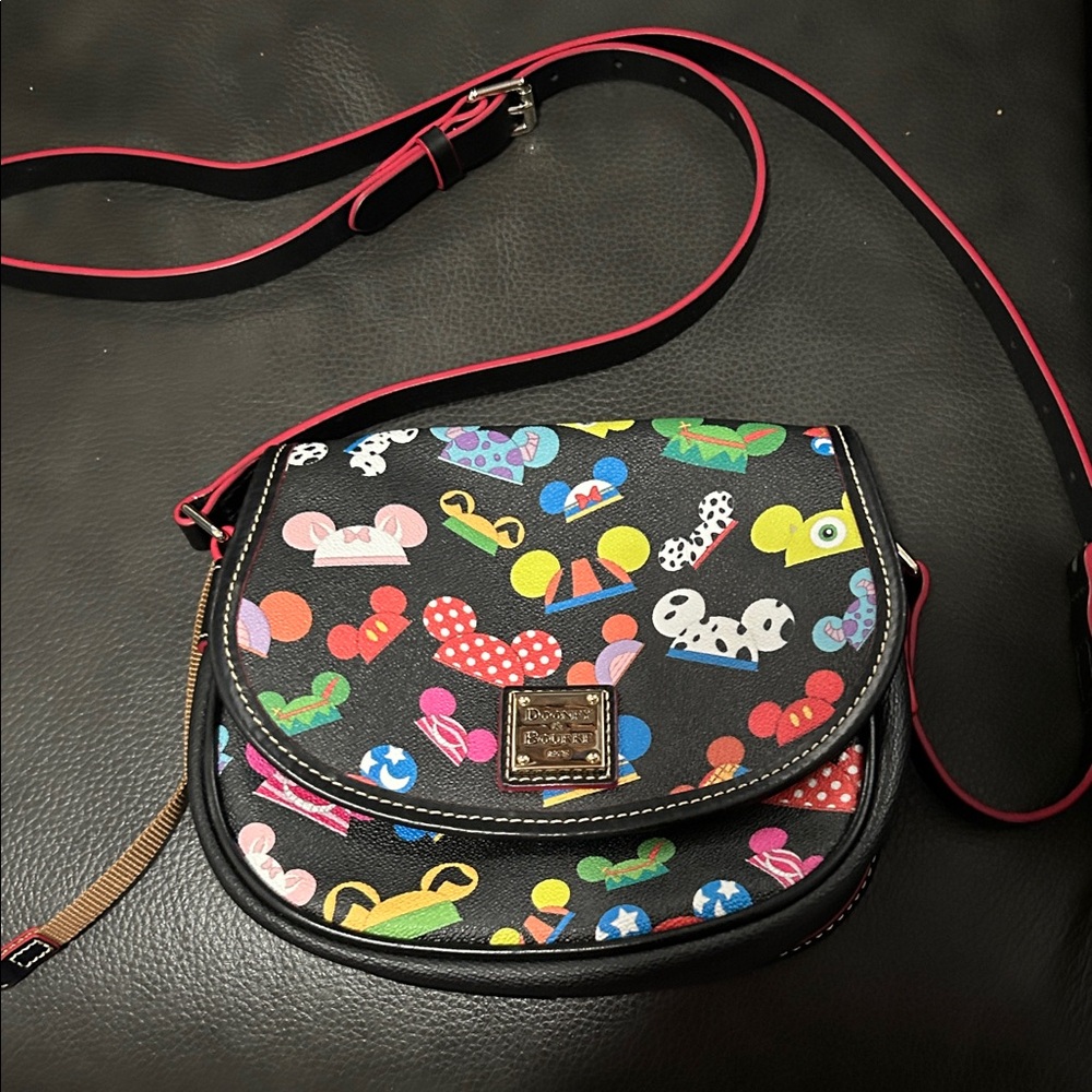 Dooney & Bourke Disney Colorful Ear Hats Icon Crossbody Bag. Gently used twice.